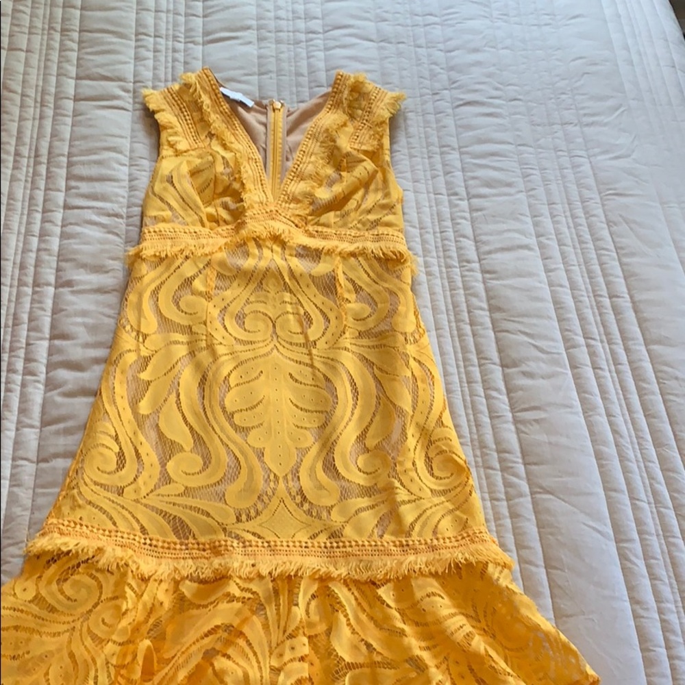 RYSE the label yellow dress